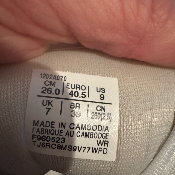 ASICS Tiger Classic Sneakers Women’s Size 9 White Black Coral Retro Trainer - Picture 7 of 7